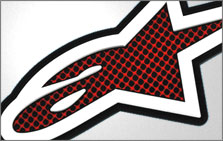 Alpinestars silicone label