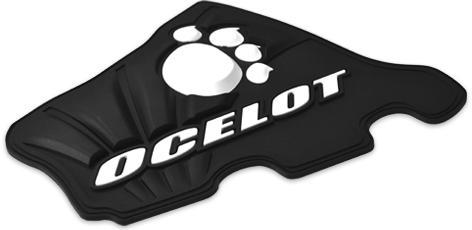 Ocelot Racing silicone label